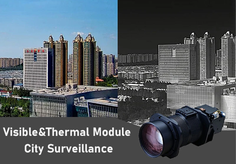 Surveillance urbaine par modules visibles et thermiques