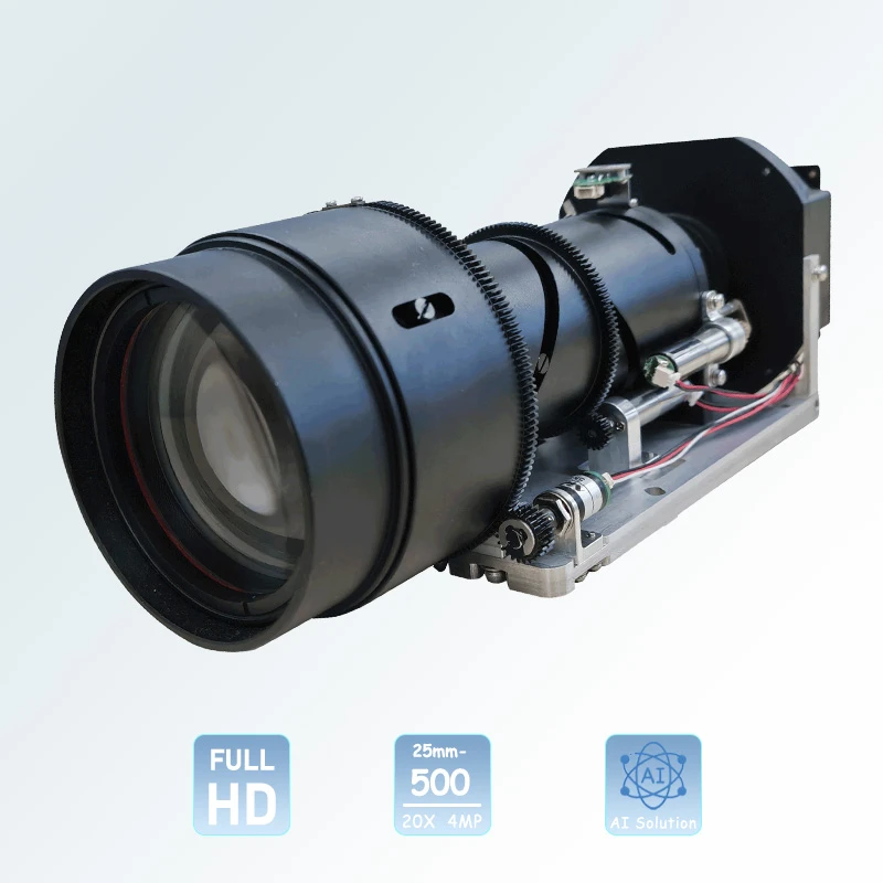 Module de lumi&egrave;re visible longue port&eacute;e &agrave; zoom continu 25-500 mm