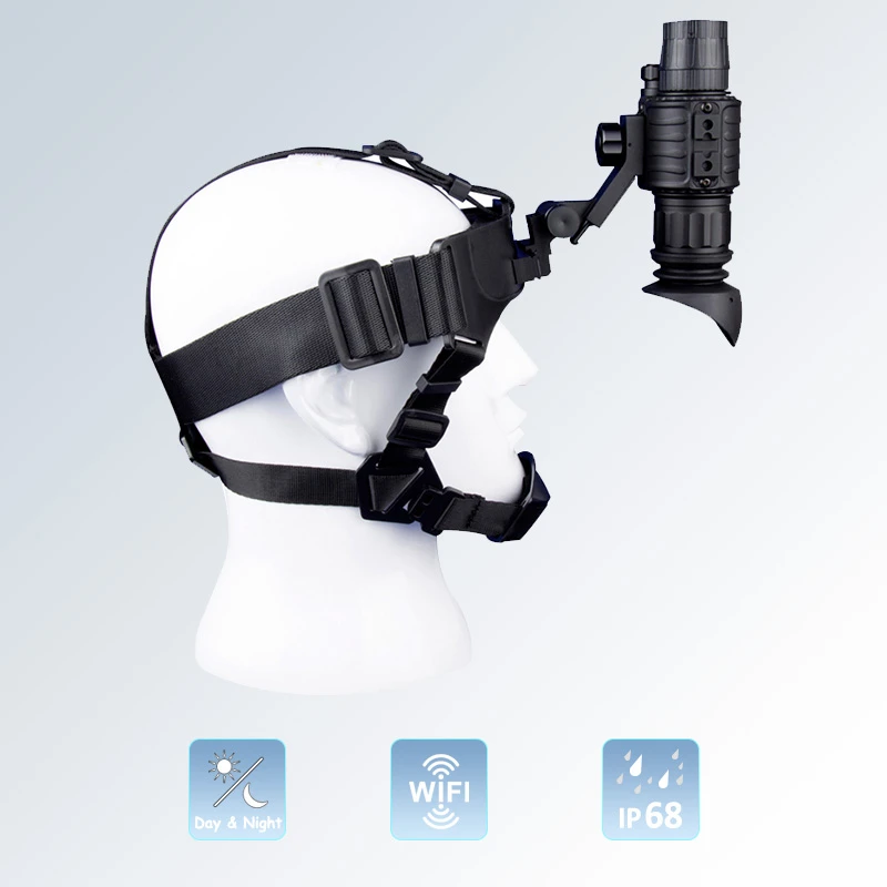 Dispositif de vision nocturne &agrave; lunettes monoculaires multifonctions