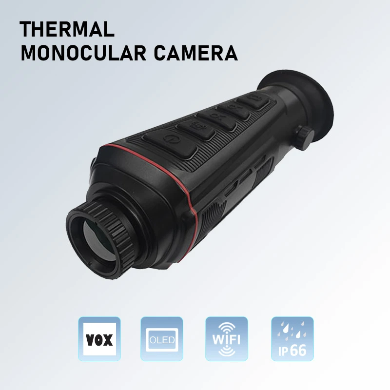Cam&eacute;ra monoculaire portative &agrave; imagerie thermique longue port&eacute;e