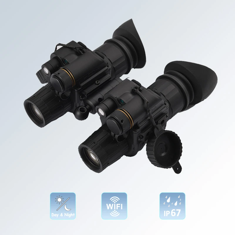 Lunettes binoculaires de vision nocturne IP68 pour la chasse &agrave; la faune