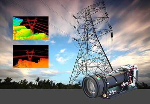Inspection des lignes &eacute;lectriques des modules LWIR